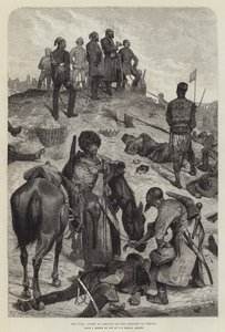 Der Krieg, nach einem Angriff auf das Reduit bei Plewna